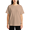 Unisex Heavyweight Tee Camel Women-Front