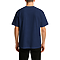 Unisex Heavyweight Tee Heather Navy back