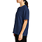 Unisex Heavyweight Tee Heather Navy Women-Side