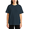 Unisex Heavyweight Tee Midnight Navy Women-Front