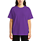 Unisex Heavyweight Tee Purple Women-Front