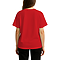 Unisex Heavyweight Tee True Red Women-Back