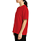 Unisex Heavyweight Tee True Red Women-Side