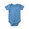 Infant Romper Heather Columbia Blue