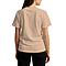 Heavy Weight Tee Camel Women-Back