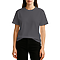 Heavy Weight Tee Pepper GMT Dye Women-Front