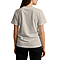 Heavy Weight Tee Soft Cream Women-Back