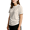 Heavy Weight Tee Soft Cream Women-Side