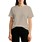 Heavy Weight Tee Sand Women-Front