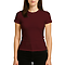 Premium Jersey Tee Burgundy Women-Front