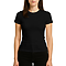 Premium Jersey Tee Black Women-Front