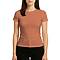 Premium Jersey Tee Burnt Orange Women-Front