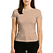 Premium Jersey Tee Camel Women-Front