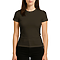 Premium Jersey Tee Dark Olive Women-Front