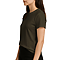 Premium Jersey Tee Dark Olive Women-Side