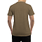 Premium Jersey Tee Heather Brown back