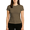 Premium Jersey Tee Heather Brown Women-Front