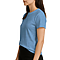 Premium Jersey Tee Heather Columbia Blue Women-Side
