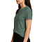 Premium Jersey Tee Heather Forest Women-Side