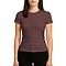 Premium Jersey Tee Heather Maroon Women-Front