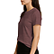 Premium Jersey Tee Heather Maroon Women-Side