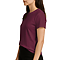 Premium Jersey Tee Maroon Women-Side