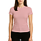 Premium Jersey Tee Powder Pink Women-Front