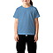 Comfort Toddler Tee Heather Columbia Blue Women-Front