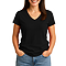Comfort V Neck Tee For Women Black