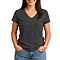 Comfort V Neck Tee For Women Dark Heather Grey