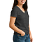 Comfort V Neck Tee For Women Dark Heather Grey side
