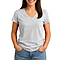 Comfort V Neck Tee For Women Heather Grey