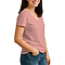 Comfort V Neck Tee For Women Heather Mauve side
