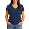 Comfort V Neck Tee For Women Heather Navy