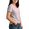 Comfort V Neck Tee For Women Pink
