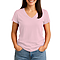Comfort V Neck Tee For Women Pink