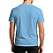 Premium V Neck Tee Carolina Blue back