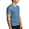 Premium V Neck Tee Heather Columbia Blue side