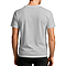 Premium V Neck Tee Heather Grey back