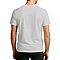 Premium V Neck Tee Heather Grey back