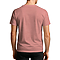 Premium V Neck Tee Heather Mauve back