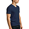 Premium V Neck Tee Heather Navy