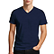 Premium V Neck Tee Heather Navy