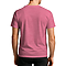 Premium V Neck Tee Heather Raspberry back