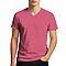 Premium V Neck Tee Heather Raspberry