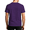 Premium V Neck Tee Heather Team Purple back