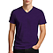 Premium V Neck Tee Heather Team Purple