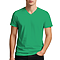 Premium V Neck Tee True Kelly Green