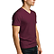 Premium V Neck Tee Maroon side