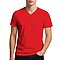 Premium V Neck Tee True Red